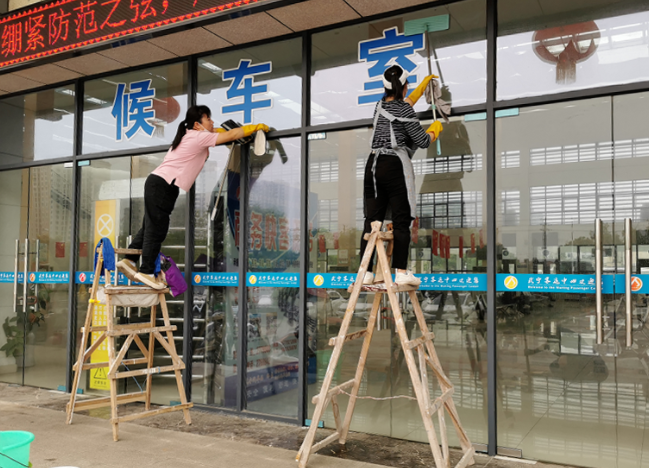 九江長運(yùn) 武寧公司助力全國文明衛(wèi)生城創(chuàng)建