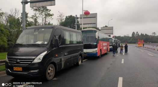 同心抗疫 || 吉安長運:應急運輸車隊 赴永新支援抗疫?